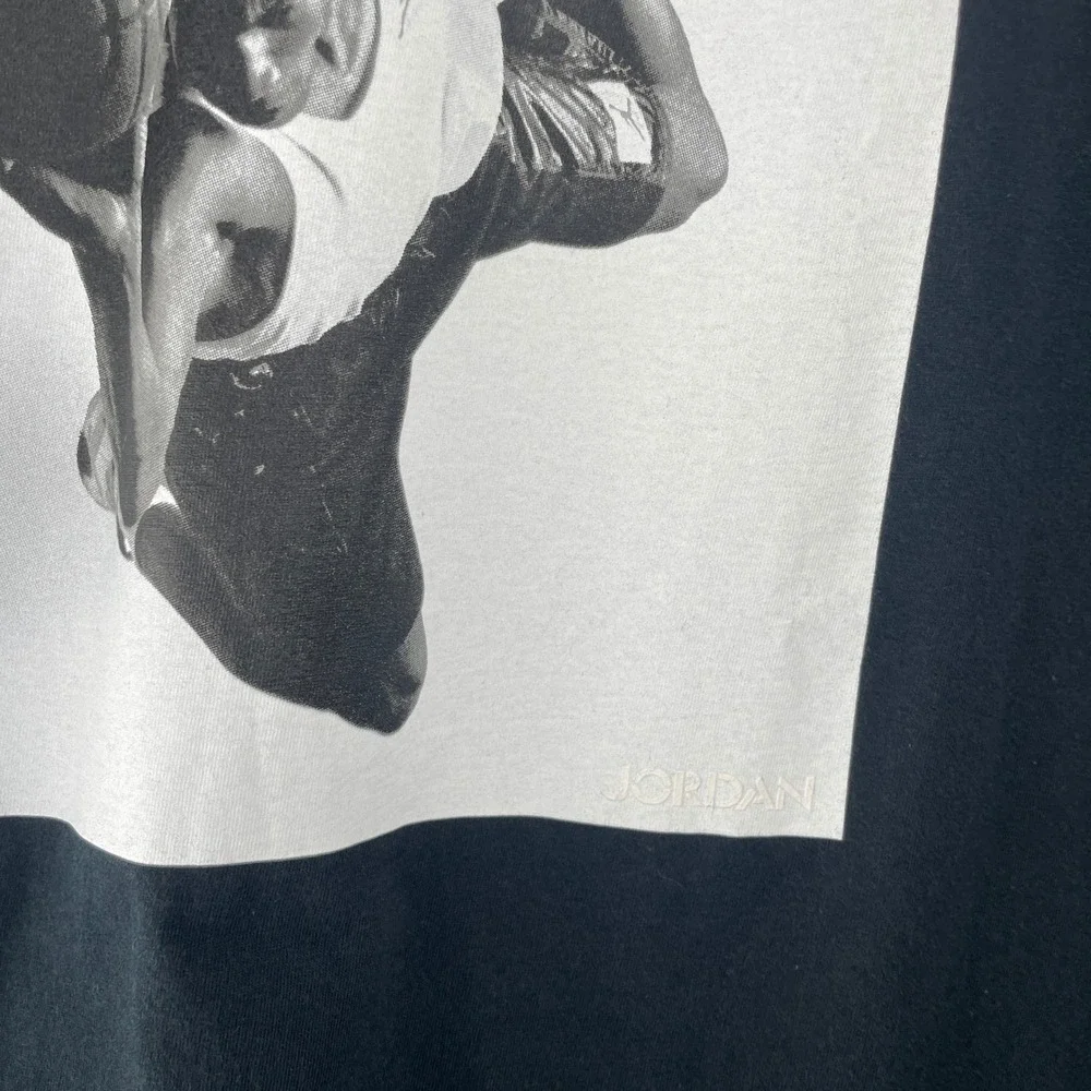 Jordan Sportswear‎ Flight Heritage Graphic T Shirt Black Air MJ Iconic Jumpman L